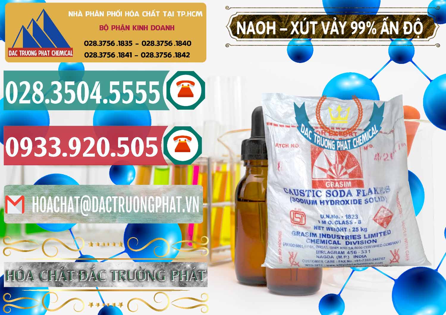 Đơn vị bán - cung ứng Xút Vảy - NaOH Vảy 99% Aditya Birla Grasim Ấn Độ India - 0171 - Cung cấp _ bán hóa chất tại TP.HCM - muabanhoachat.vn