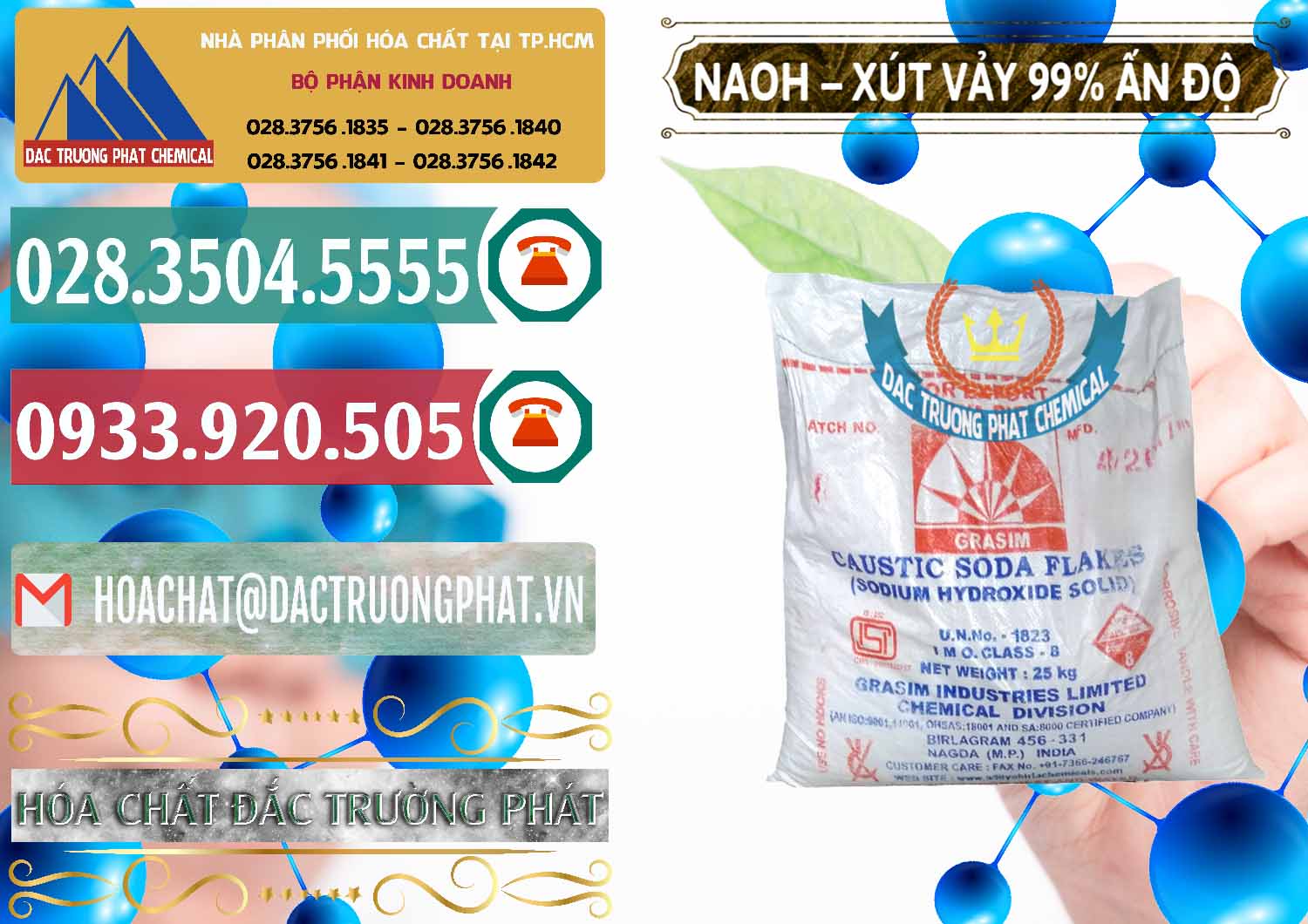 Nơi chuyên bán và phân phối Xút Vảy - NaOH Vảy 99% Aditya Birla Grasim Ấn Độ India - 0171 - Công ty chuyên cung cấp _ kinh doanh hóa chất tại TP.HCM - muabanhoachat.vn