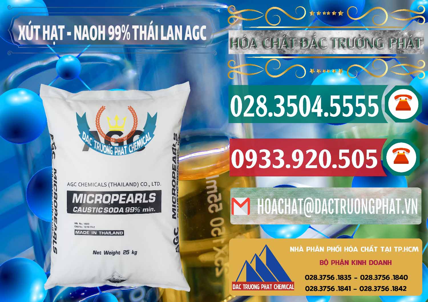 Kinh doanh - bán Xút Hạt - NaOH Bột 99% AGC Thái Lan - 0168 - Nhà cung cấp - phân phối hóa chất tại TP.HCM - muabanhoachat.vn