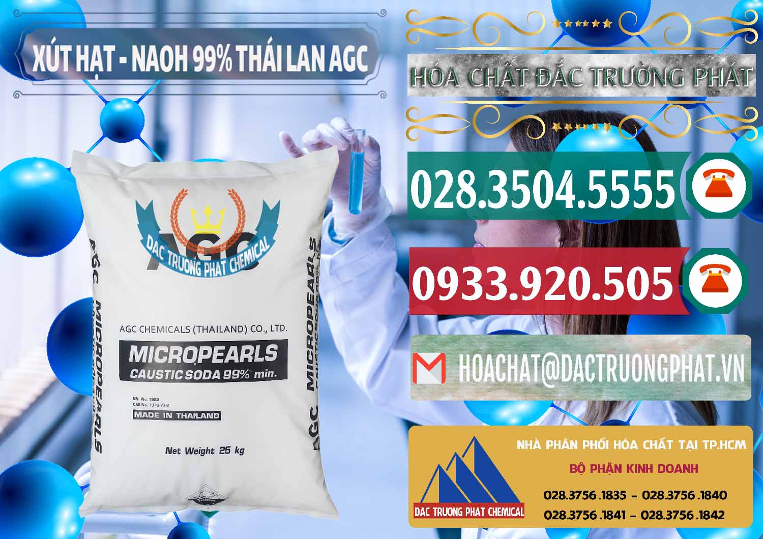 Công ty cung ứng & bán Xút Hạt - NaOH Bột 99% AGC Thái Lan - 0168 - Nhà cung ứng - phân phối hóa chất tại TP.HCM - muabanhoachat.vn