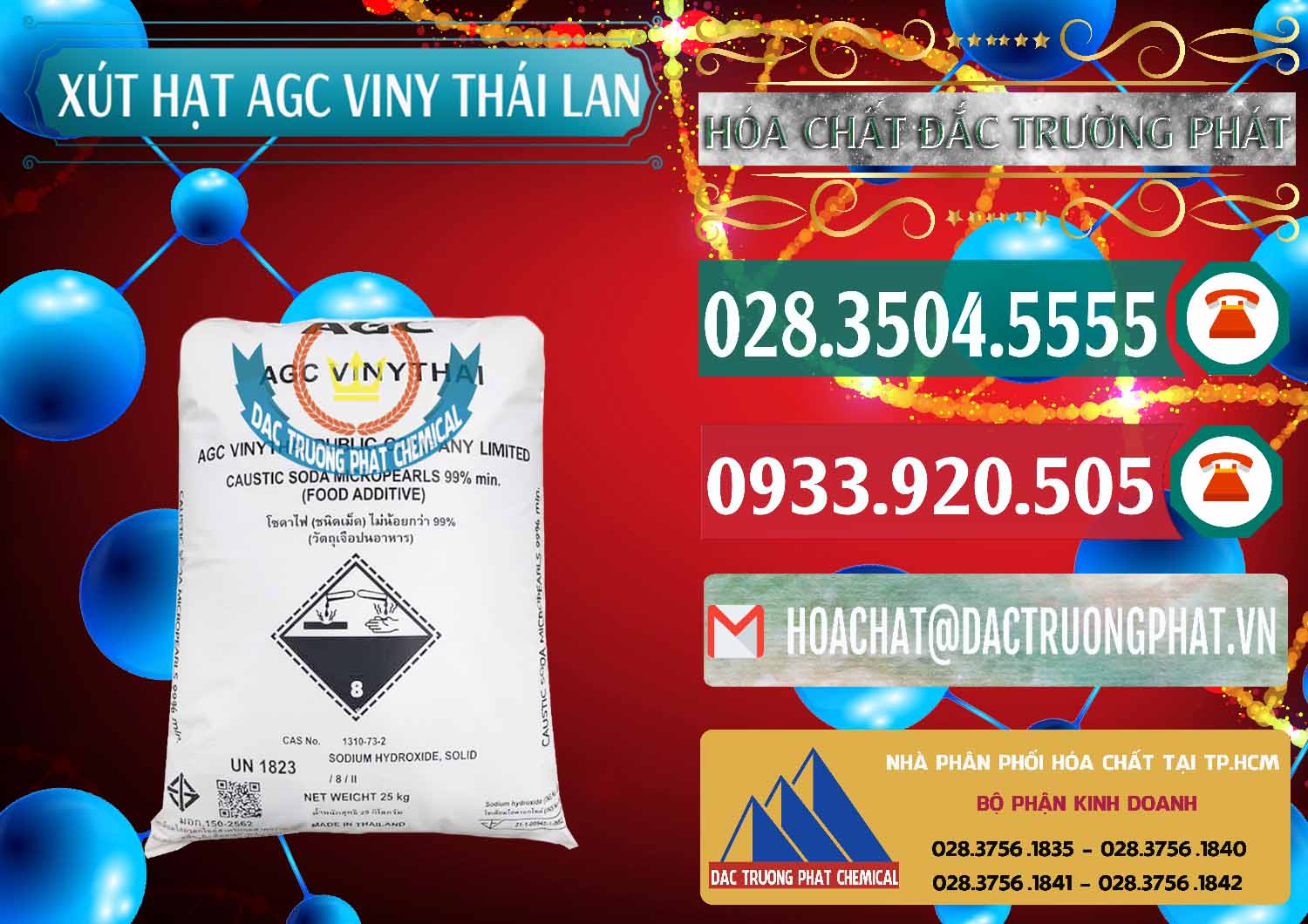 Đơn vị chuyên bán và cung cấp Xút Hạt - NaOH Bột 99% AGC Viny Thái Lan - 0399 - Nơi cung cấp và nhập khẩu hóa chất tại TP.HCM - muabanhoachat.vn