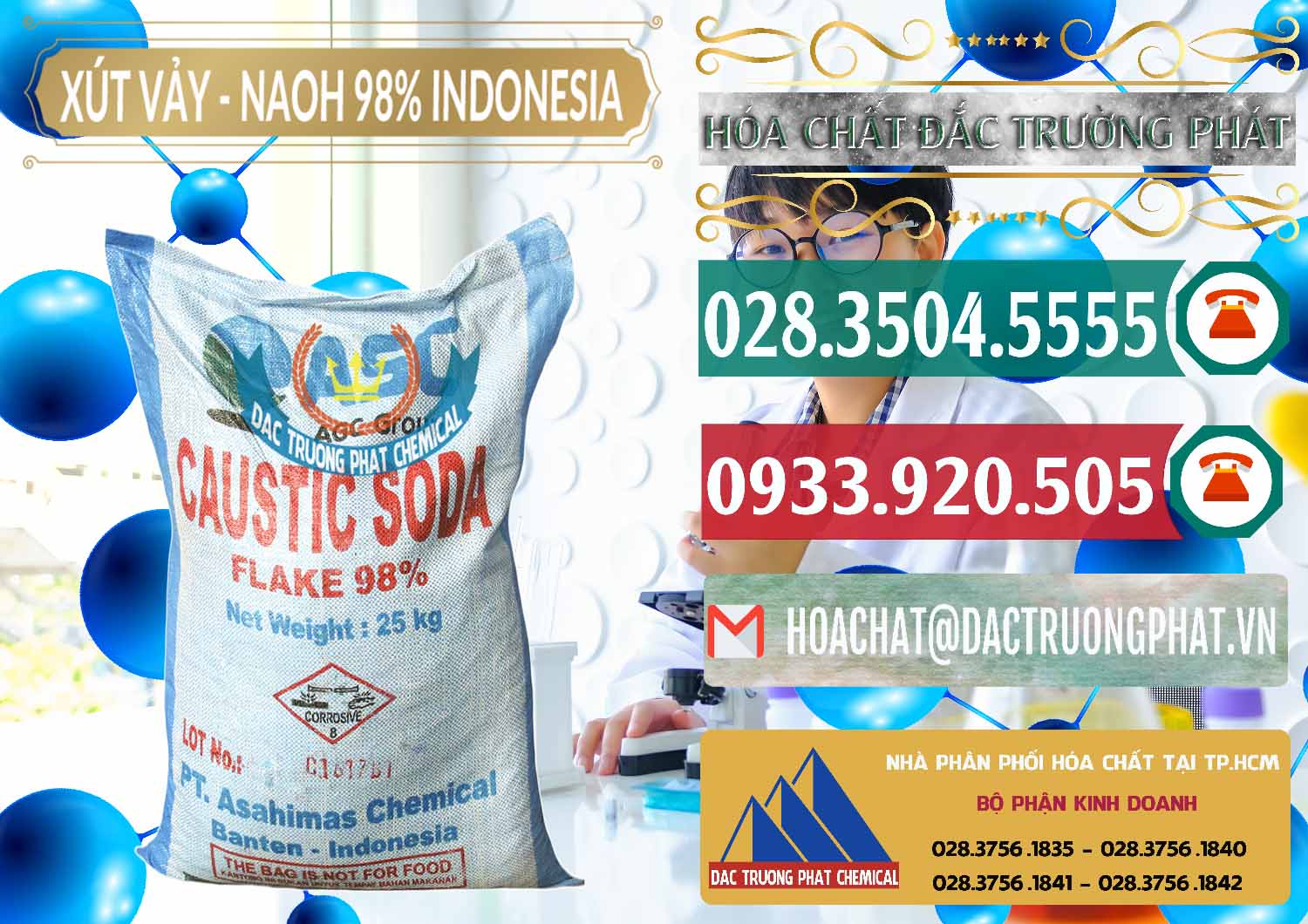 Công ty cung ứng ( bán ) Xút Vảy - NaOH Vảy 98% ASC Indonesia - 0172 - Công ty phân phối và cung ứng hóa chất tại TP.HCM - muabanhoachat.vn