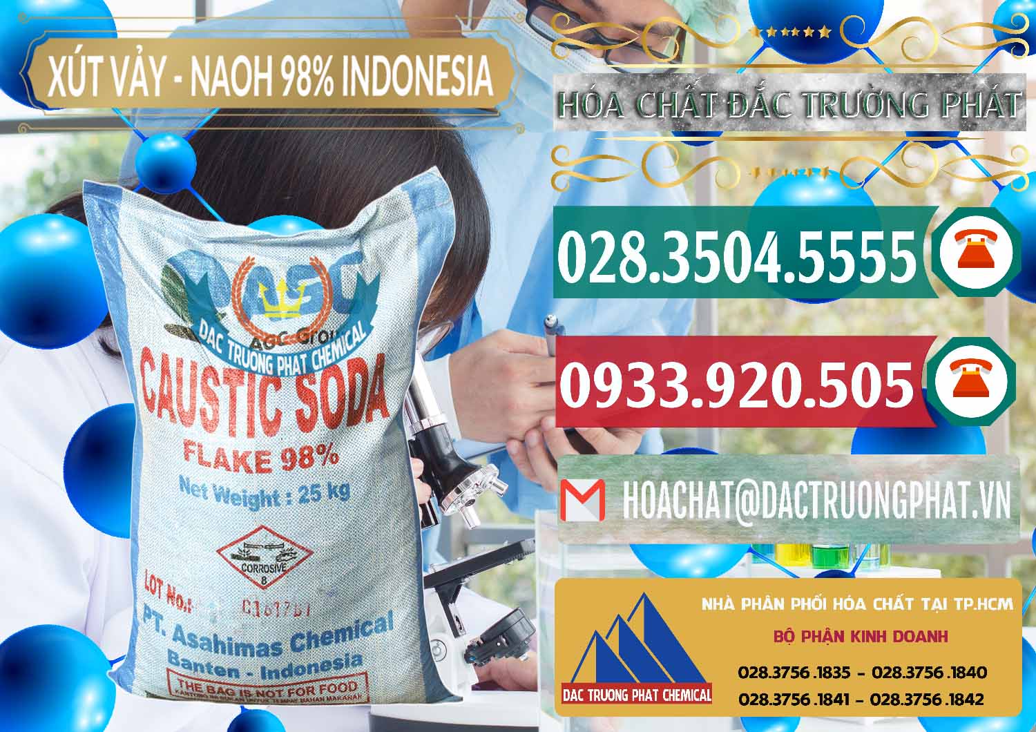 Nơi phân phối & bán Xút Vảy - NaOH Vảy 98% ASC Indonesia - 0172 - Cung cấp và phân phối hóa chất tại TP.HCM - muabanhoachat.vn