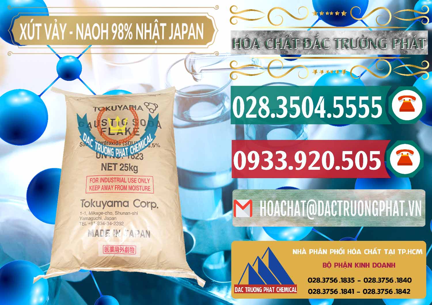 Đơn vị phân phối & bán Xút Vảy - NaOH Vảy 98% Tokuyama Nhật Bản Japan - 0173 - Nơi chuyên cung cấp và nhập khẩu hóa chất tại TP.HCM - muabanhoachat.vn