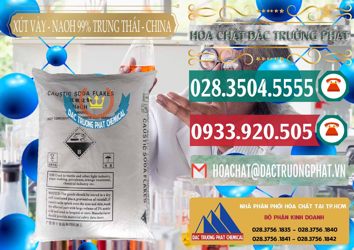 Công ty chuyên cung ứng _ bán Xút Vảy - NaOH Vảy 99% Trung Thái China Trung Quốc - 0176 - Đơn vị cung cấp và kinh doanh hóa chất tại TP.HCM - muabanhoachat.vn