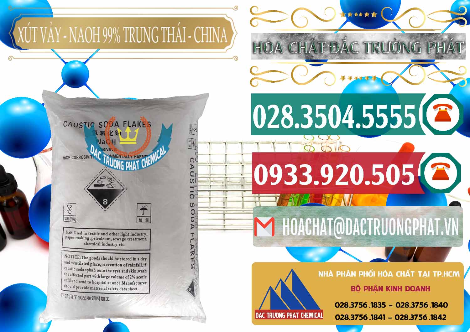 Cty nhập khẩu và bán Xút Vảy - NaOH Vảy 99% Trung Thái China Trung Quốc - 0176 - Nơi chuyên cung cấp & bán hóa chất tại TP.HCM - muabanhoachat.vn