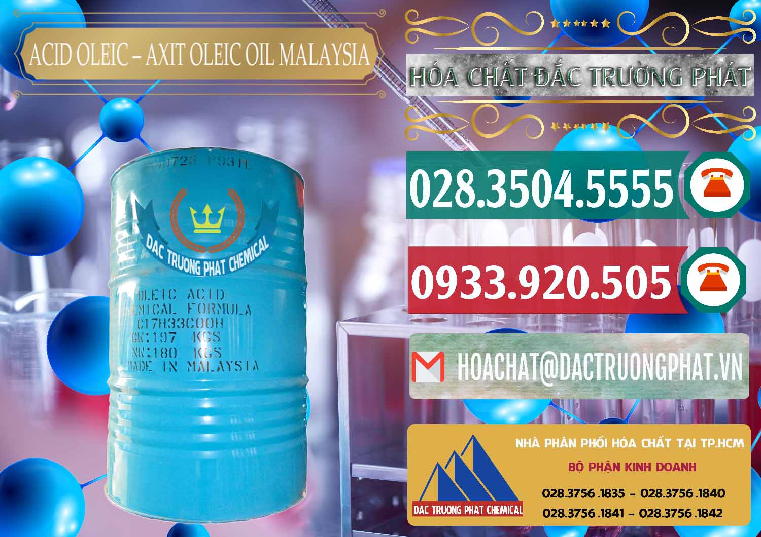 Cty cung ứng - bán Acid Oleic – Axit Oleic Oil Malaysia - 0013 - Cty chuyên cung cấp ( kinh doanh ) hóa chất tại TP.HCM - muabanhoachat.vn