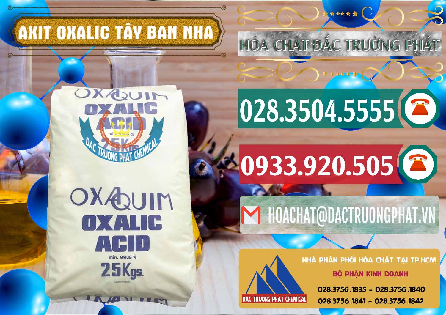 Cung ứng - bán Acid Oxalic – Axit Oxalic 99.6% Tây Ban Nha Spain - 0269 - Chuyên phân phối & nhập khẩu hóa chất tại TP.HCM - muabanhoachat.vn