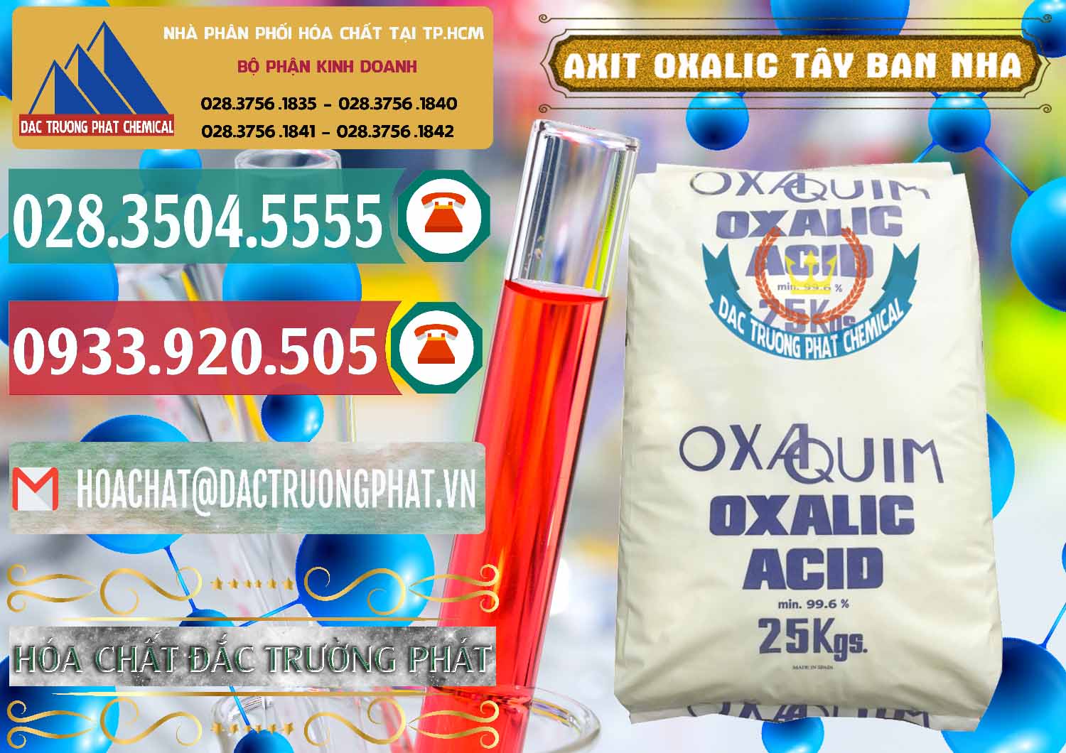 Nơi phân phối ( bán ) Acid Oxalic – Axit Oxalic 99.6% Tây Ban Nha Spain - 0269 - Cty cung cấp _ phân phối hóa chất tại TP.HCM - muabanhoachat.vn