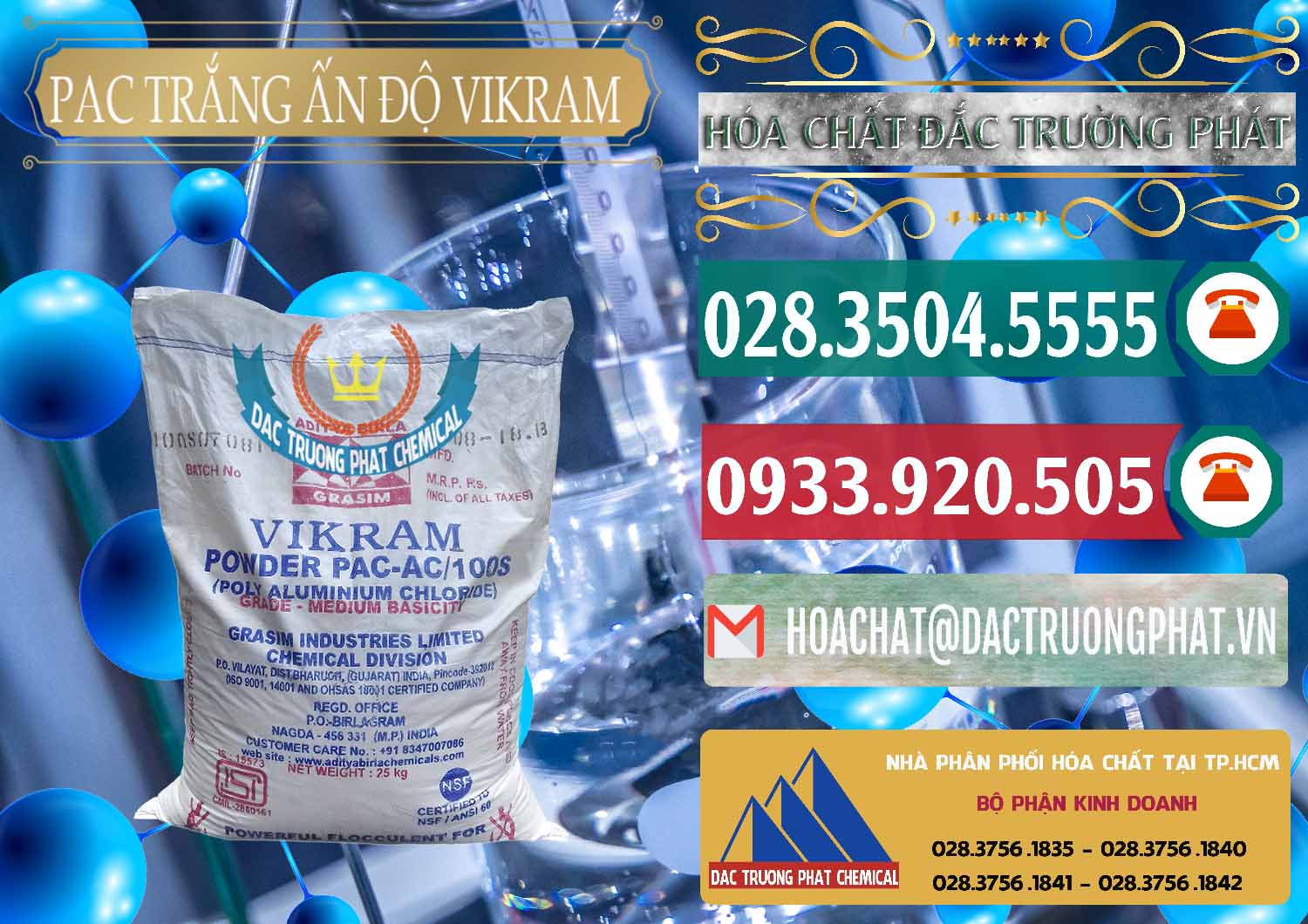 PAC - Polyaluminium Chloride Ấn Độ India Vikram Cty bán & phân phối PAC - Polyaluminium Chloride Ấn Độ India Vikram - 0120 - Chuyên nhập khẩu ( phân phối ) hóa chất tại TP.HCM - muabanhoachat.vn