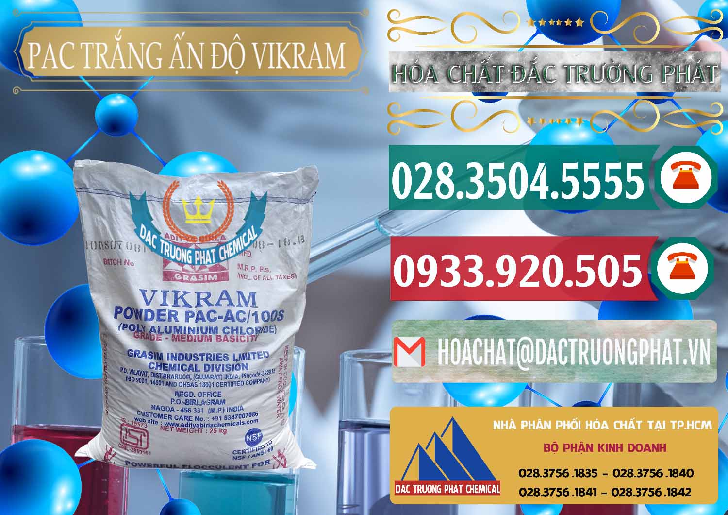 PAC - Polyaluminium Chloride Ấn Độ India Vikram Cty chuyên kinh doanh _ bán PAC - Polyaluminium Chloride Ấn Độ India Vikram - 0120 - Đơn vị chuyên phân phối - bán hóa chất tại TP.HCM - muabanhoachat.vn
