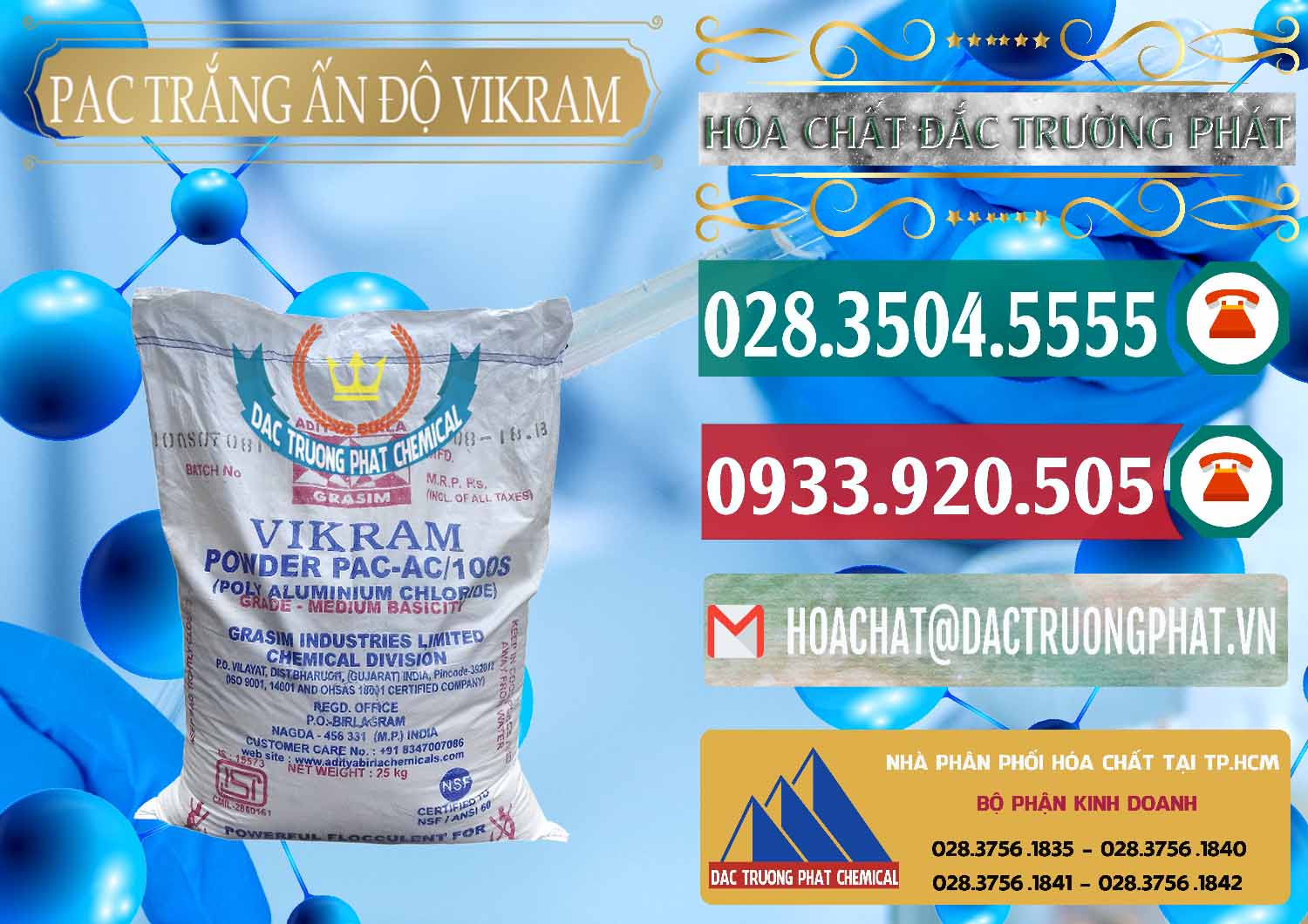 PAC - Polyaluminium Chloride Ấn Độ India Vikram Nơi phân phối - bán PAC - Polyaluminium Chloride Ấn Độ India Vikram - 0120 - Nhà nhập khẩu & cung cấp hóa chất tại TP.HCM - muabanhoachat.vn
