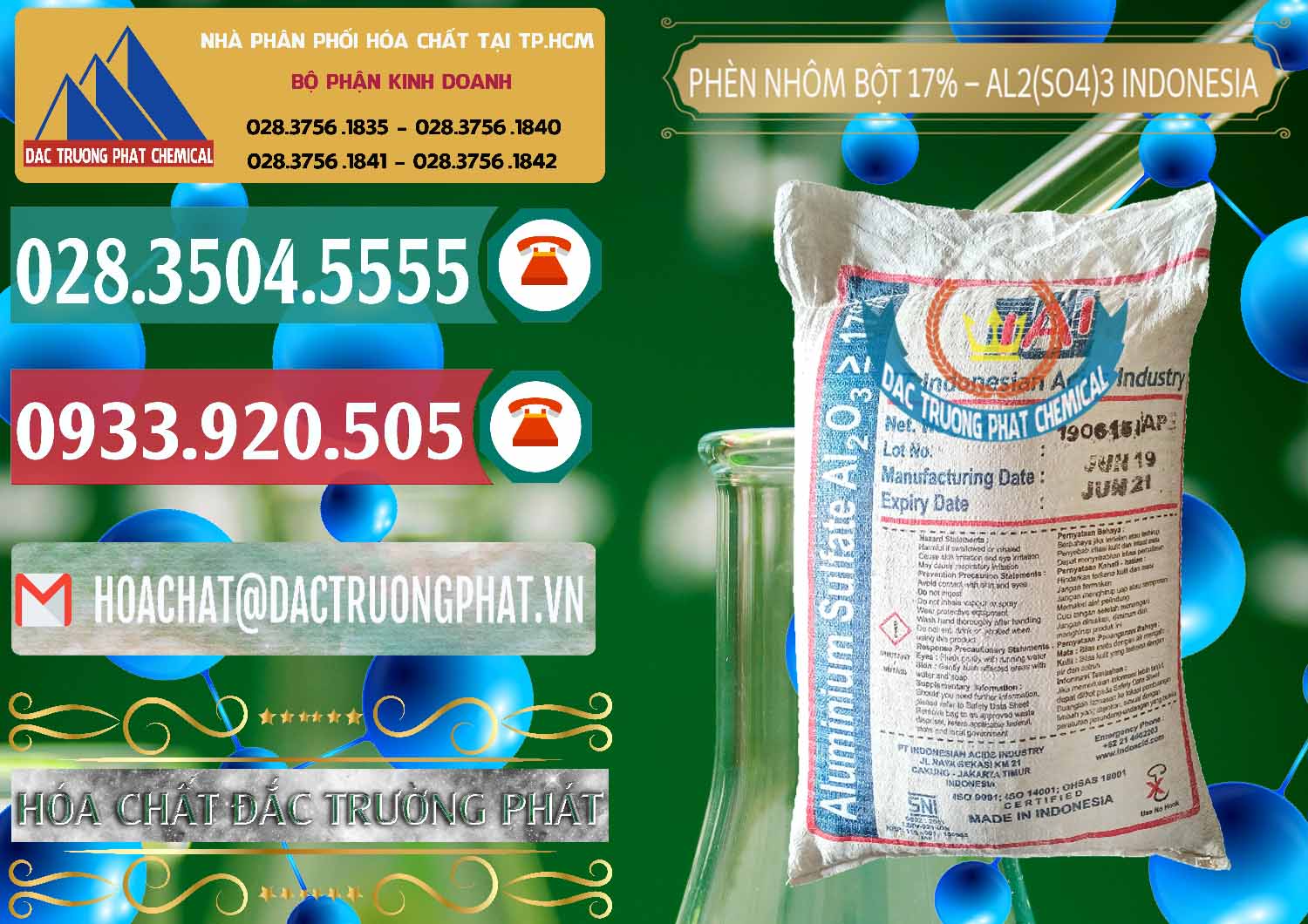 Bán _ cung ứng Phèn Nhôm Bột - Al2(SO4)3 17% bao 25kg Indonesia - 0114 - Đơn vị chuyên bán _ phân phối hóa chất tại TP.HCM - muabanhoachat.vn