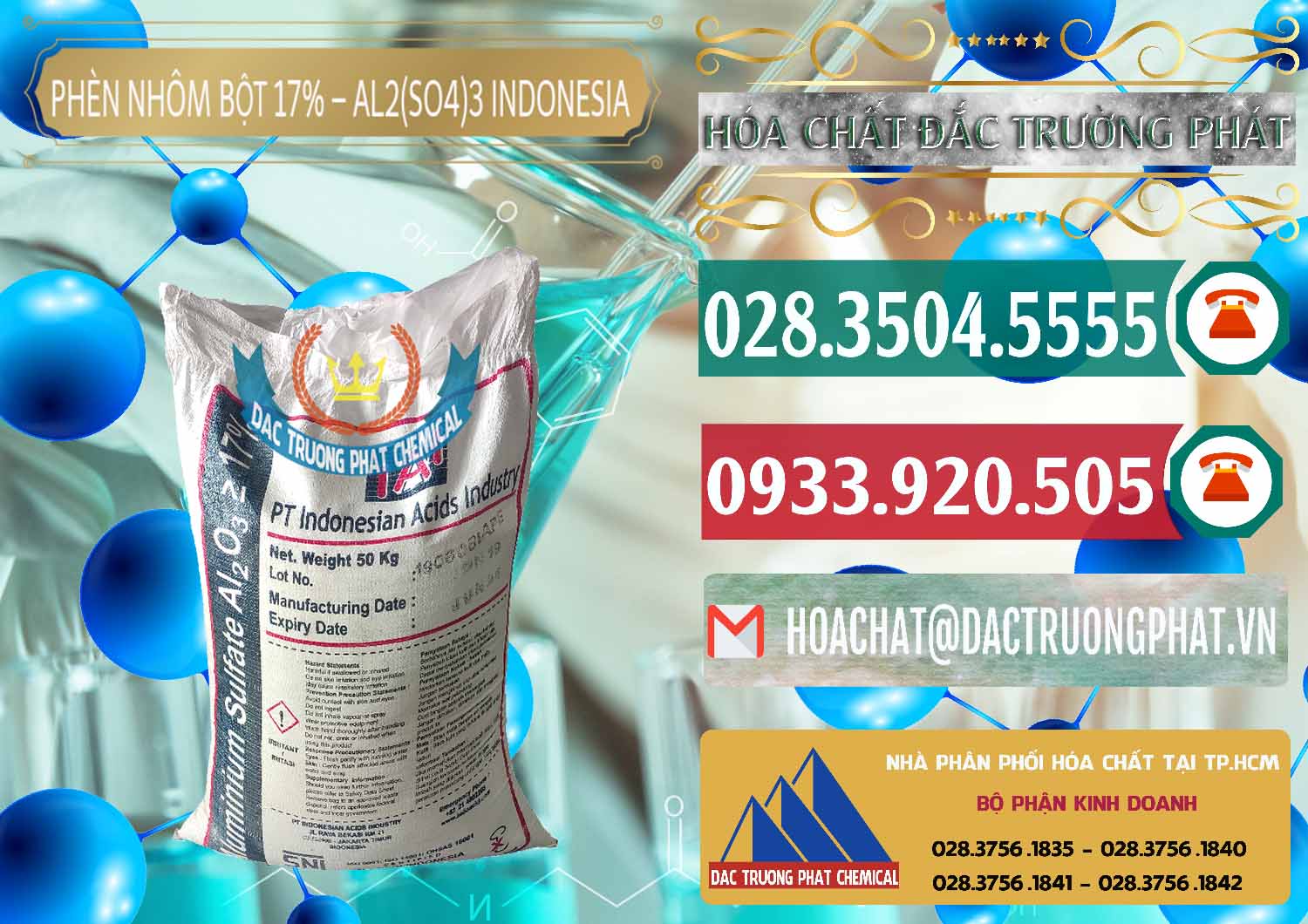 Nơi chuyên bán và phân phối Phèn Nhôm Bột - Al2(SO4)3 17% bao 50kg Indonesia - 0112 - Công ty bán và phân phối hóa chất tại TP.HCM - muabanhoachat.vn