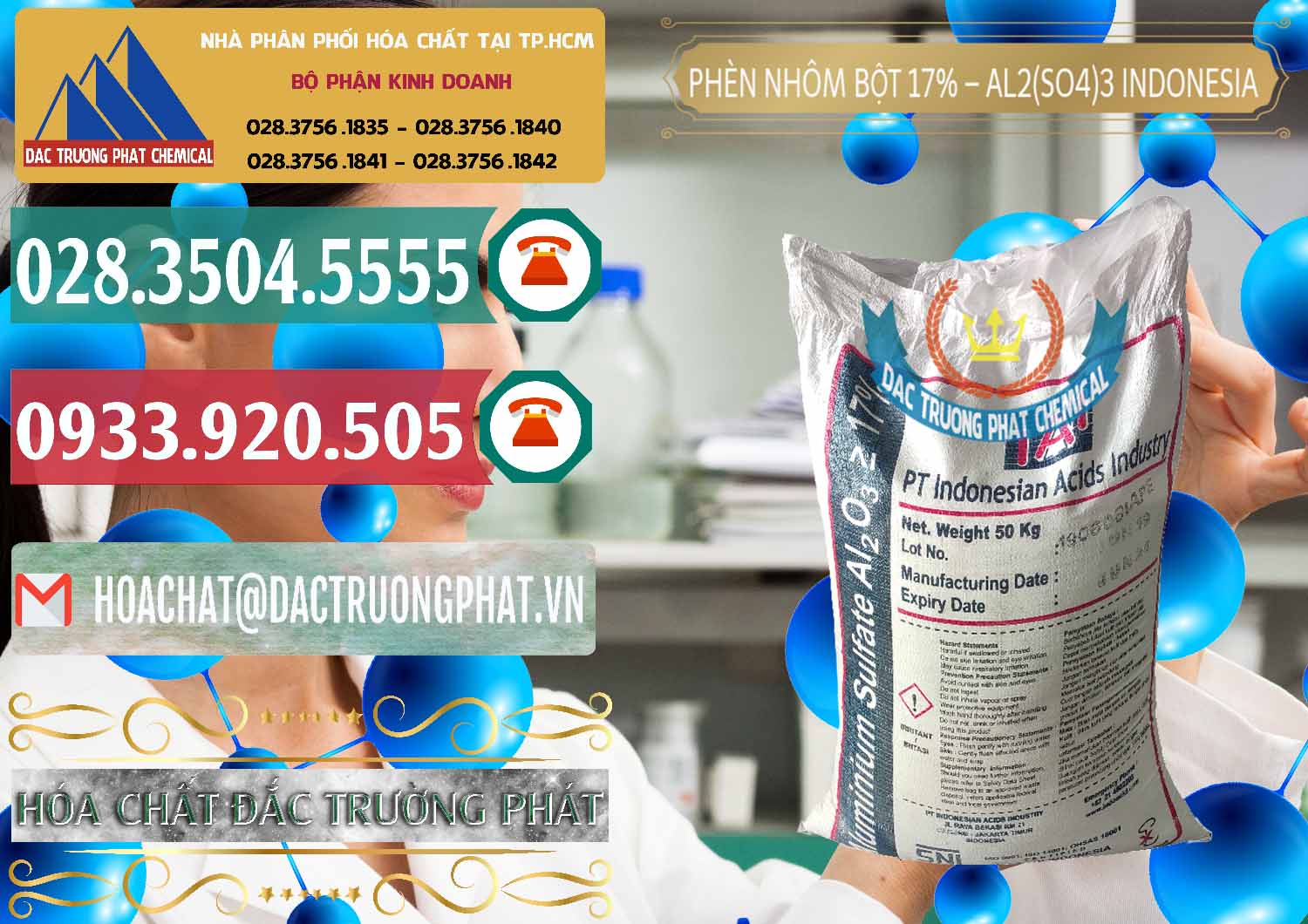 Công ty chuyên bán và phân phối Phèn Nhôm Bột - Al2(SO4)3 17% bao 50kg Indonesia - 0112 - Nhà cung cấp _ kinh doanh hóa chất tại TP.HCM - muabanhoachat.vn