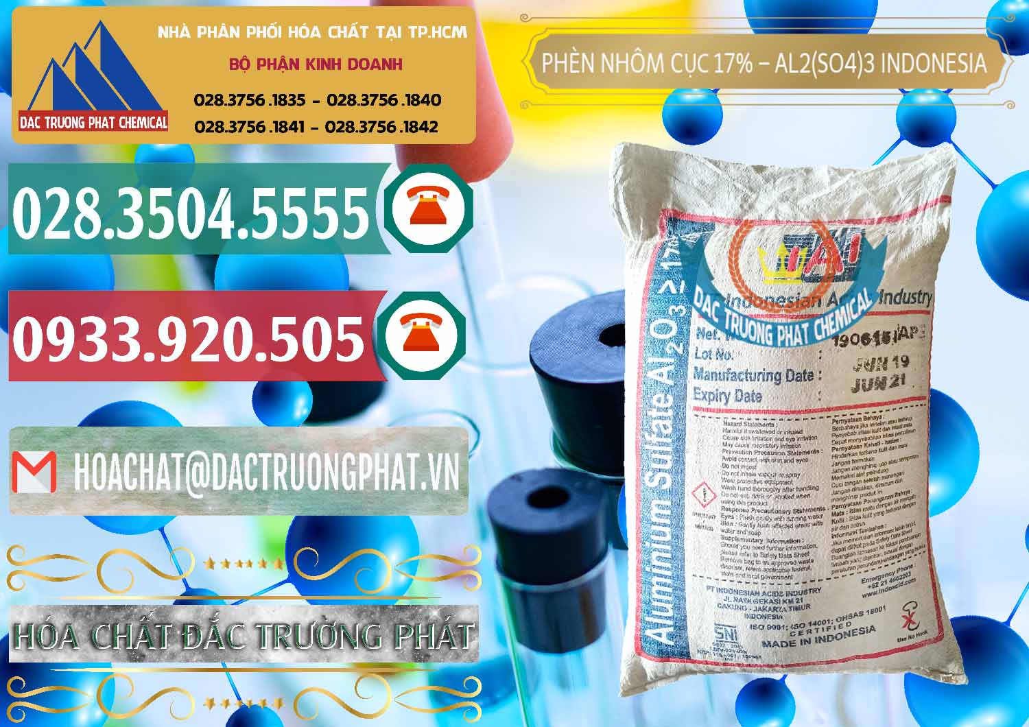 Nhà cung cấp _ bán Phèn Nhôm Cục - Al2(SO4)3 17% bao 25kg Indonesia - 0115 - Cty phân phối và nhập khẩu hóa chất tại TP.HCM - muabanhoachat.vn