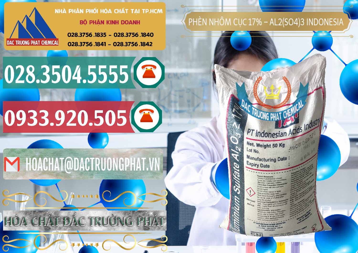 Công ty chuyên bán & cung cấp Phèn Nhôm Cục - Al2(SO4)3 17% bao 50kg Indonesia - 0113 - Đơn vị chuyên phân phối ( nhập khẩu ) hóa chất tại TP.HCM - muabanhoachat.vn