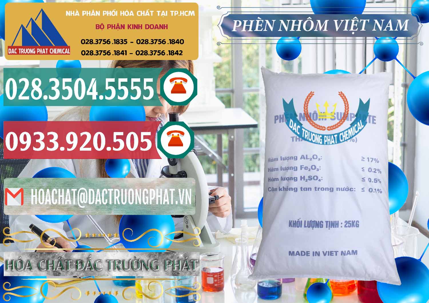 Công ty chuyên phân phối _ cung ứng Phèn Nhôm - Al2(SO4)3 17% Việt Nam - 0465 - Đơn vị kinh doanh và cung cấp hóa chất tại TP.HCM - muabanhoachat.vn