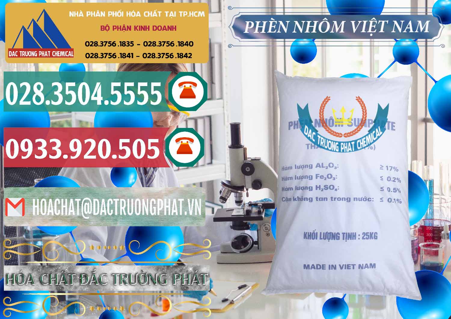 Cty chuyên cung ứng và phân phối Phèn Nhôm - Al2(SO4)3 17% Việt Nam - 0465 - Nơi chuyên bán ( cung cấp ) hóa chất tại TP.HCM - muabanhoachat.vn