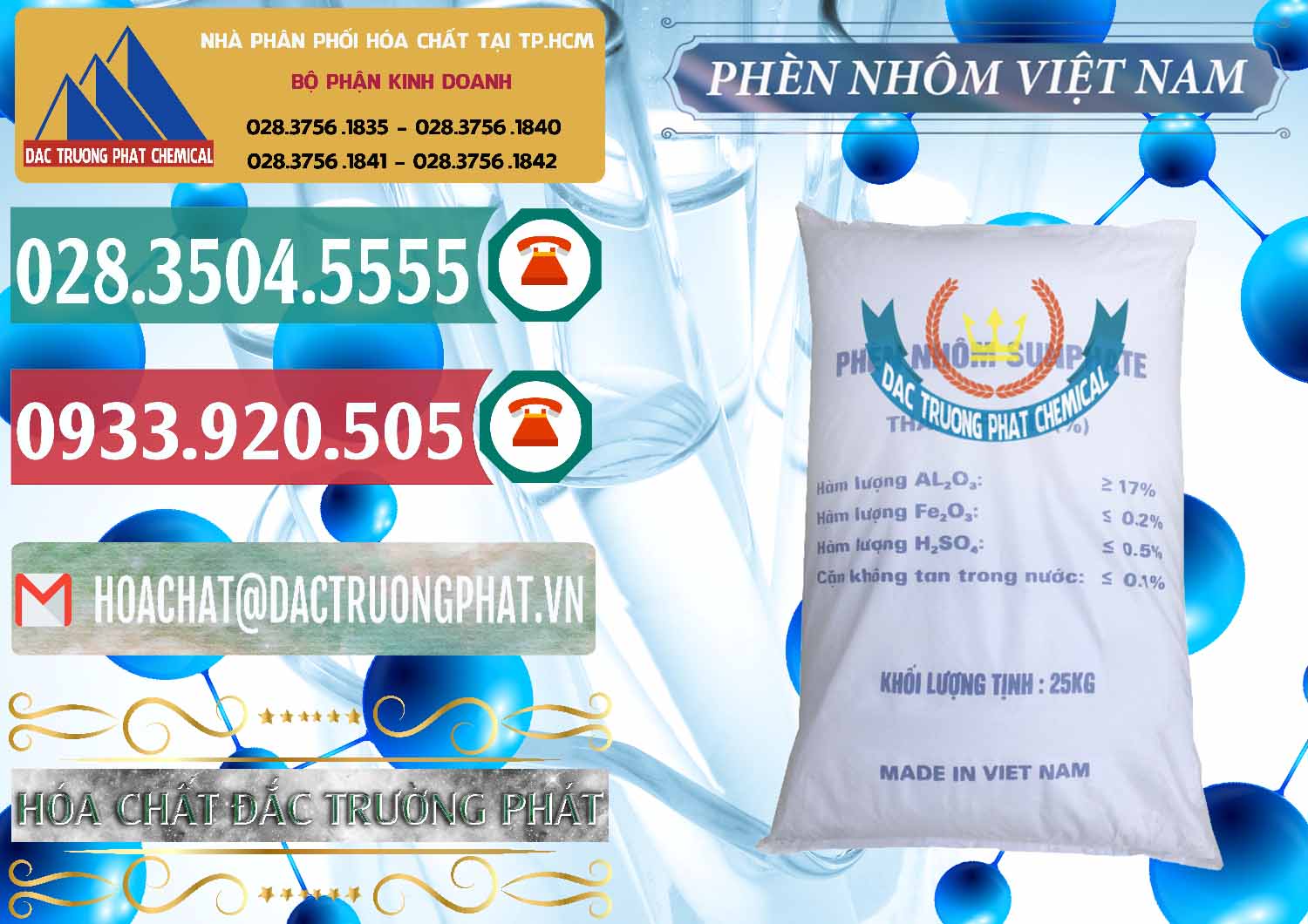 Đơn vị chuyên bán và cung ứng Phèn Nhôm - Al2(SO4)3 17% Việt Nam - 0465 - Cty chuyên phân phối ( cung ứng ) hóa chất tại TP.HCM - muabanhoachat.vn