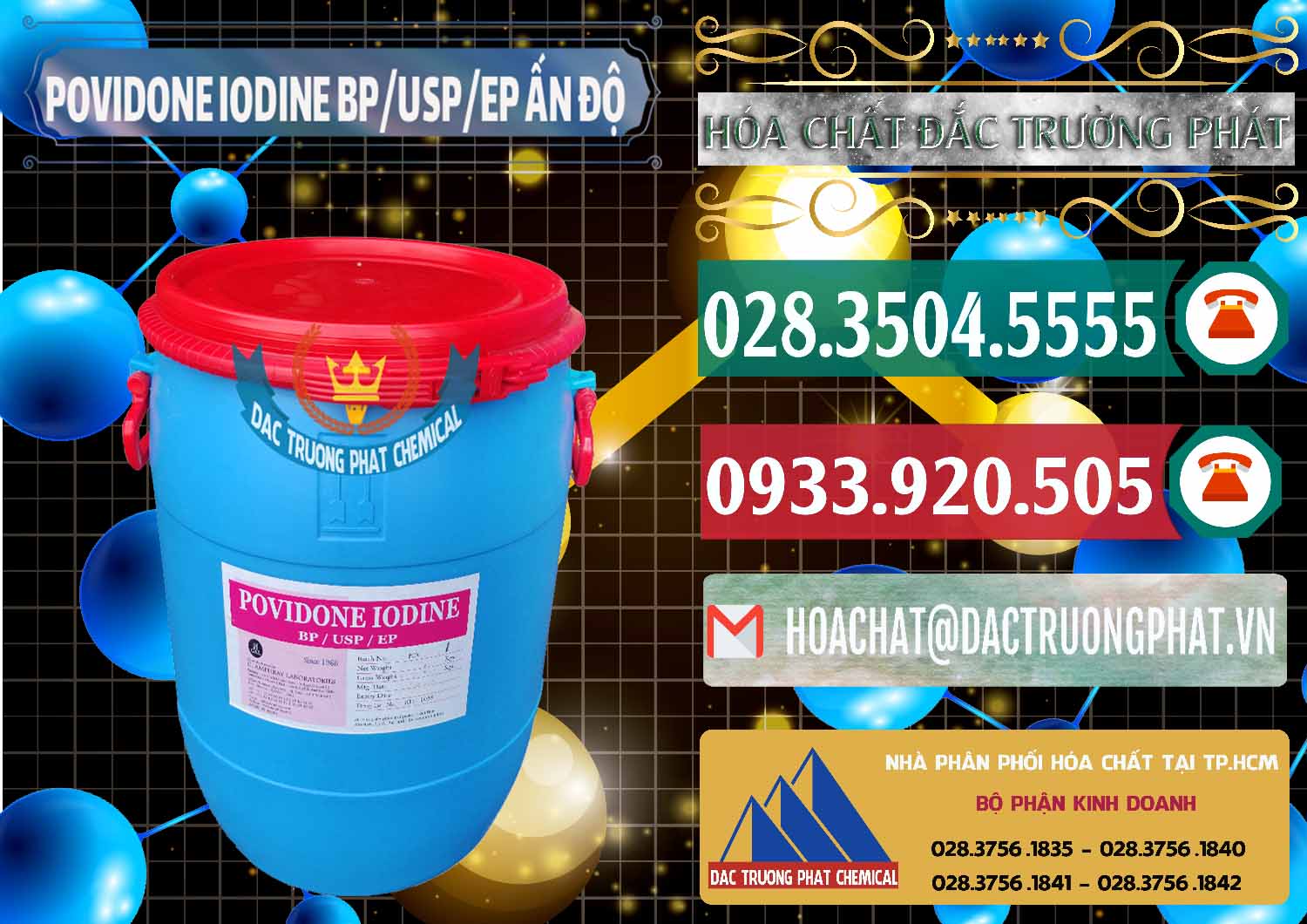 Đơn vị bán & phân phối Povidone Iodine BP USP EP Ấn Độ India - 0318 - Kinh doanh ( phân phối ) hóa chất tại TP.HCM - muabanhoachat.vn