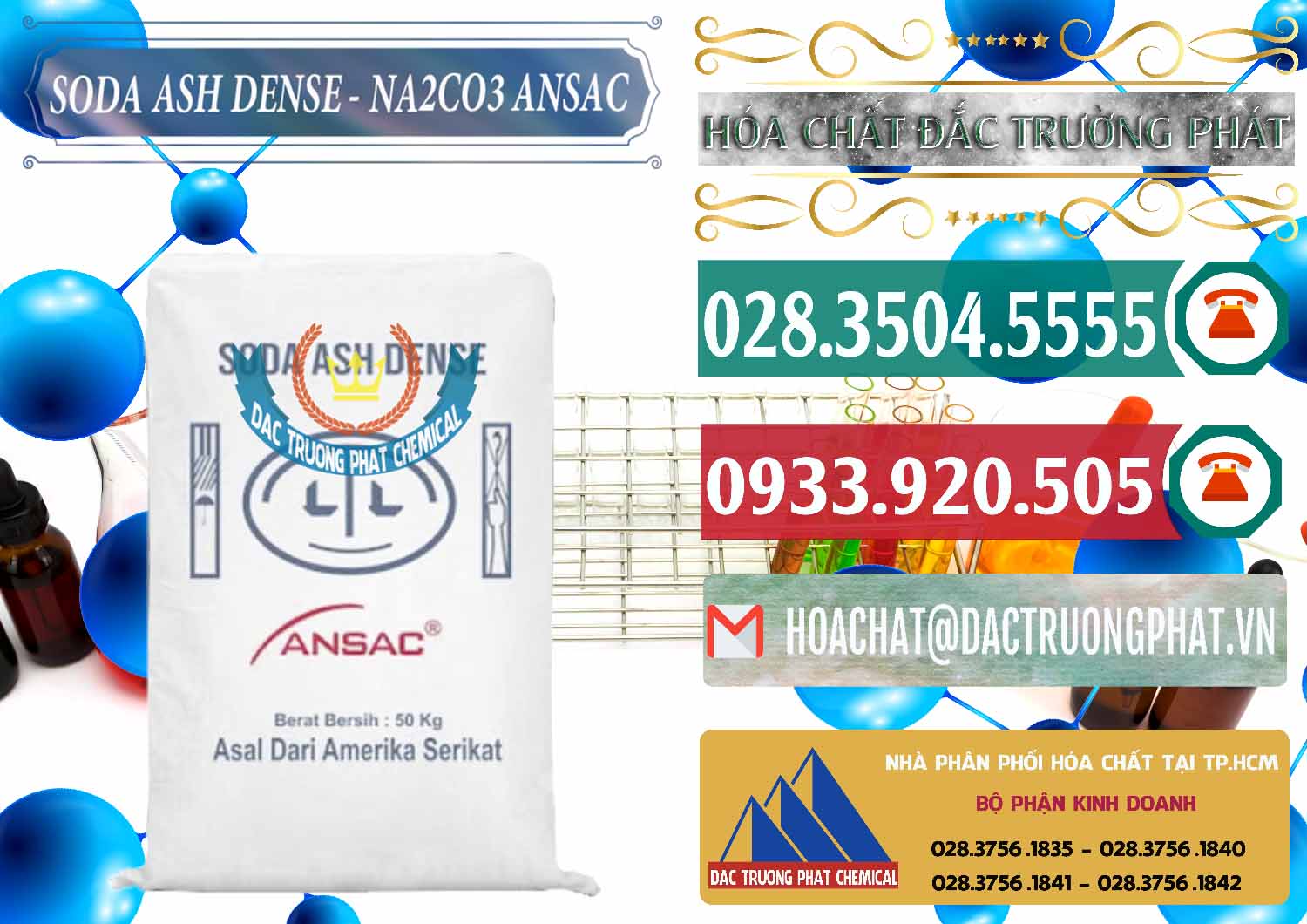 Nhập khẩu & bán Soda Ash Dense - NA2CO3 Ansac Mỹ USA - 0412 - Công ty cung cấp và kinh doanh hóa chất tại TP.HCM - muabanhoachat.vn