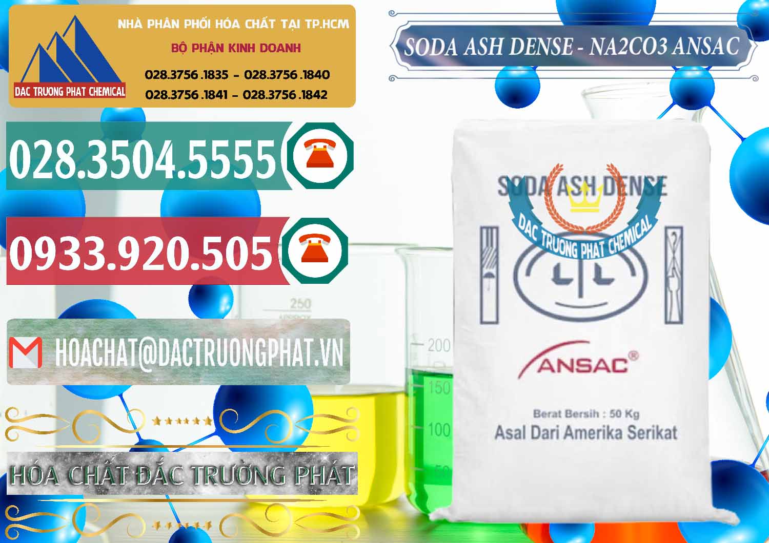 Cty chuyên cung cấp ( bán ) Soda Ash Dense - NA2CO3 Ansac Mỹ USA - 0412 - Nhà phân phối ( nhập khẩu ) hóa chất tại TP.HCM - muabanhoachat.vn
