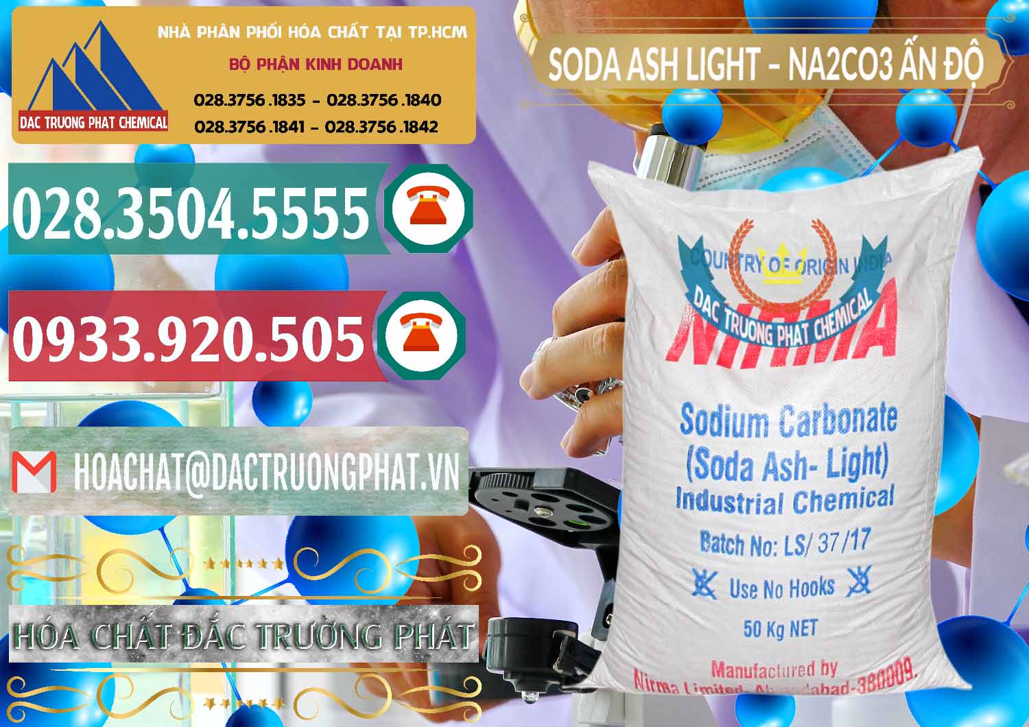 Bán ( phân phối ) Soda Ash Light - NA2CO3 Nirma Ấn Độ India - 0125 - Đơn vị phân phối ( bán ) hóa chất tại TP.HCM - muabanhoachat.vn
