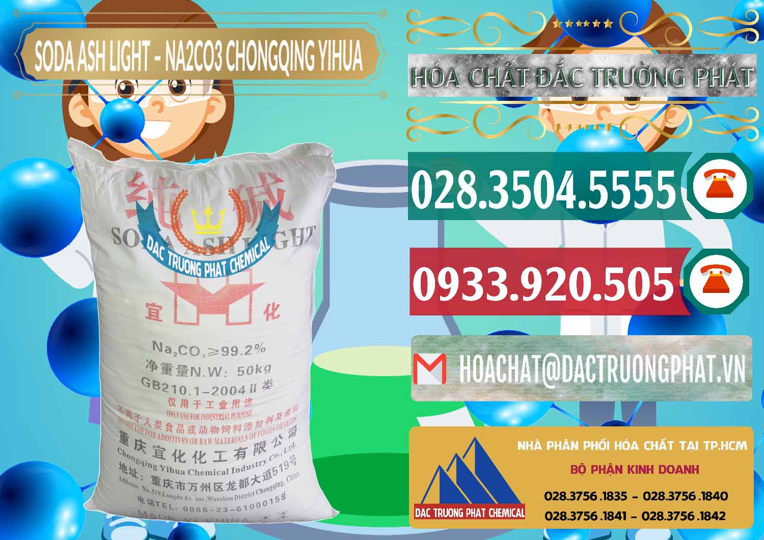 Cty chuyên kinh doanh & bán Soda Ash Light - NA2CO3 Chongqing Yihua Trung Quốc China - 0129 - Chuyên phân phối _ kinh doanh hóa chất tại TP.HCM - muabanhoachat.vn