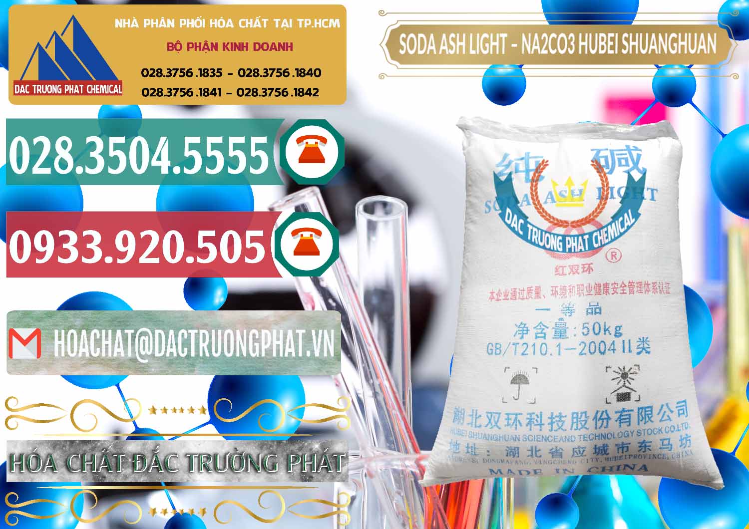 Nơi chuyên phân phối - bán Soda Ash Light - NA2CO3 2 Vòng Tròn Hubei Shuanghuan Trung Quốc China - 0130 - Đơn vị bán & cung cấp hóa chất tại TP.HCM - muabanhoachat.vn