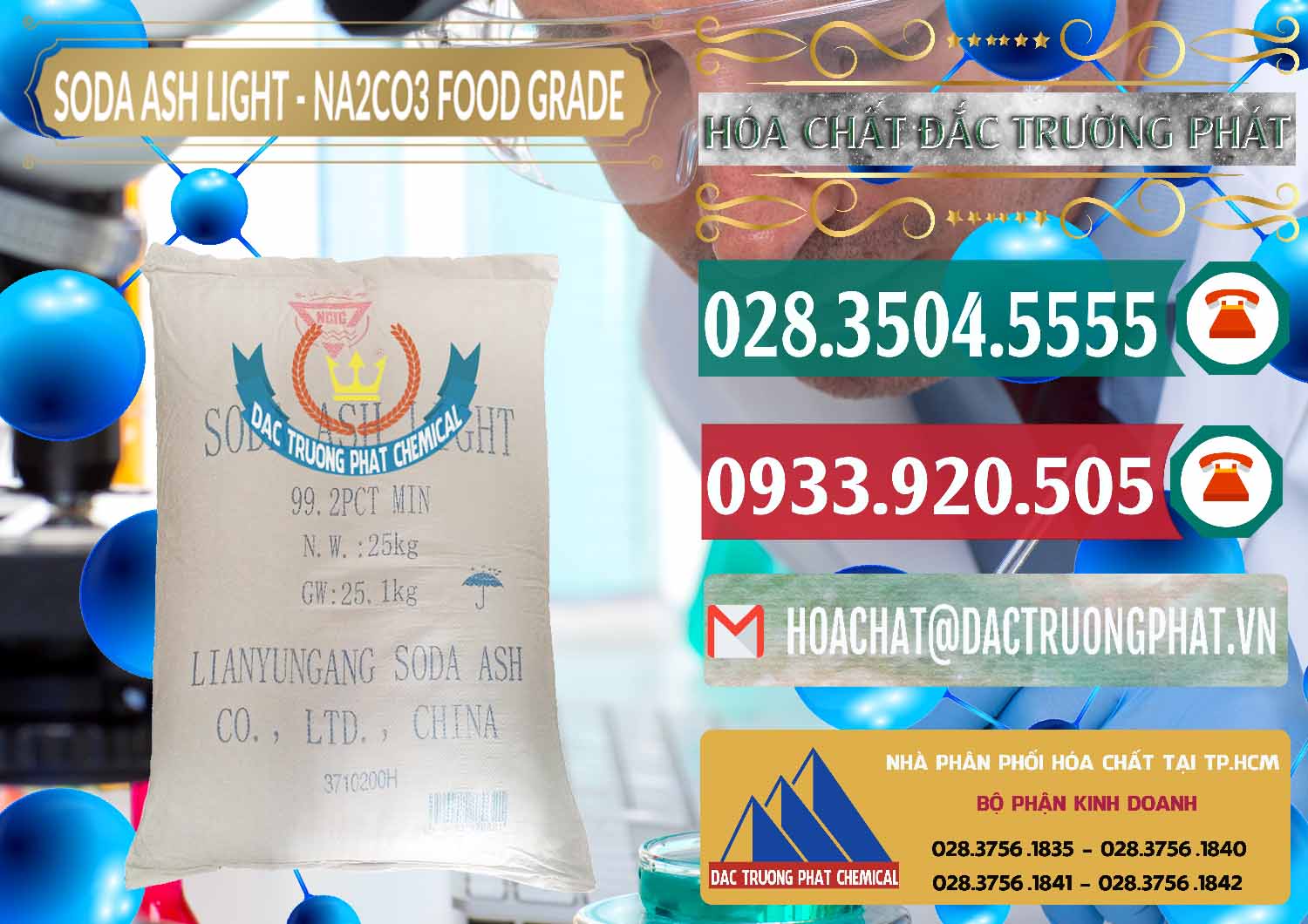 Soda Ash Light – NA2CO3 Food Grade Trung Quốc China Công ty chuyên bán _ phân phối Soda Ash Light – NA2CO3 Food Grade Trung Quốc China - 0127 - Đơn vị cung cấp ( kinh doanh ) hóa chất tại TP.HCM - muabanhoachat.vn
