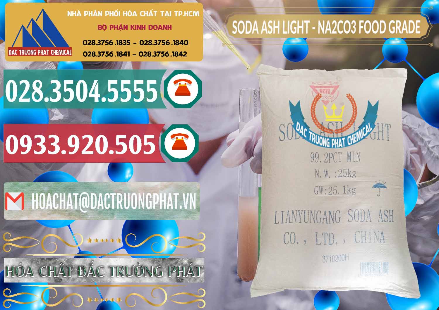 Soda Ash Light – NA2CO3 Food Grade Trung Quốc China Đơn vị chuyên kinh doanh ( bán ) Soda Ash Light – NA2CO3 Food Grade Trung Quốc China - 0127 - Cty chuyên kinh doanh - cung cấp hóa chất tại TP.HCM - muabanhoachat.vn