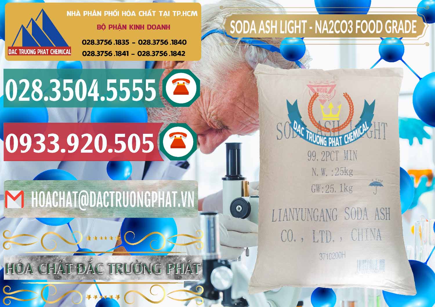 Soda Ash Light – NA2CO3 Food Grade Trung Quốc China Nơi kinh doanh _ bán Soda Ash Light – NA2CO3 Food Grade Trung Quốc China - 0127 - Nhà phân phối và cung cấp hóa chất tại TP.HCM - muabanhoachat.vn