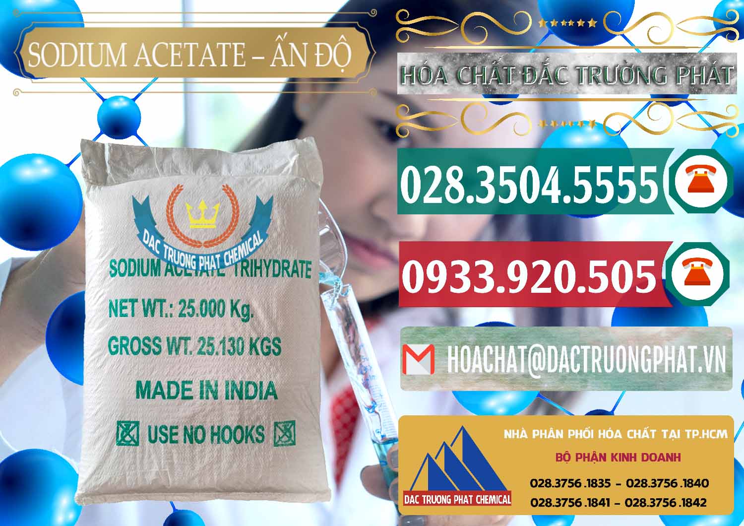 Công ty chuyên bán _ cung cấp Sodium Acetate - Natri Acetate Ấn Độ India - 0133 - Cty chuyên phân phối & nhập khẩu hóa chất tại TP.HCM - muabanhoachat.vn