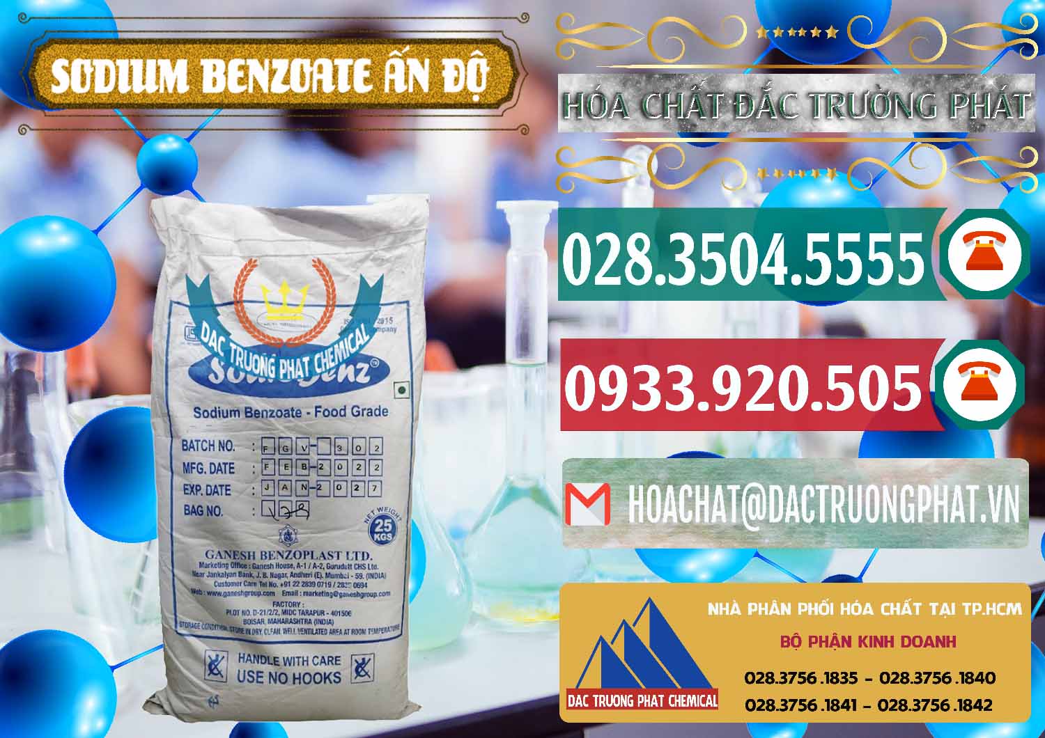 Bán & cung ứng Sodium Benzoate - Mốc Bột Ấn Độ India - 0361 - Nơi chuyên nhập khẩu _ phân phối hóa chất tại TP.HCM - muabanhoachat.vn