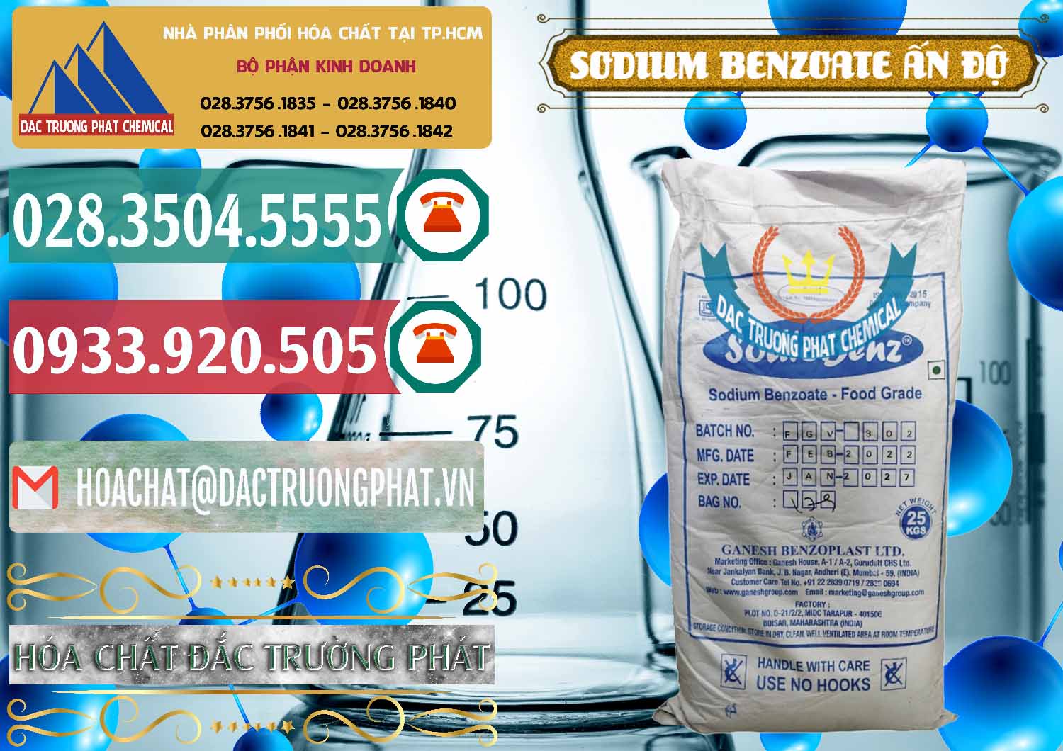 Chuyên kinh doanh ( bán ) Sodium Benzoate - Mốc Bột Ấn Độ India - 0361 - Nơi chuyên phân phối & kinh doanh hóa chất tại TP.HCM - muabanhoachat.vn