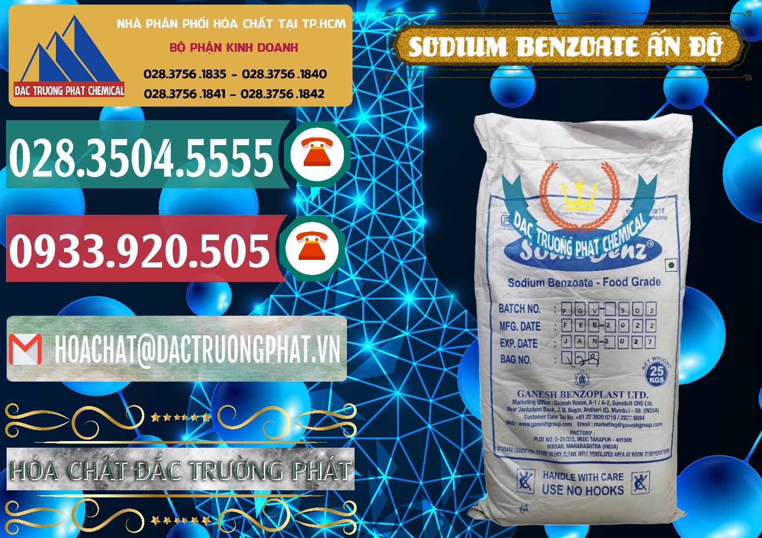 Đơn vị cung cấp _ bán Sodium Benzoate - Mốc Bột Ấn Độ India - 0361 - Đơn vị nhập khẩu ( phân phối ) hóa chất tại TP.HCM - muabanhoachat.vn