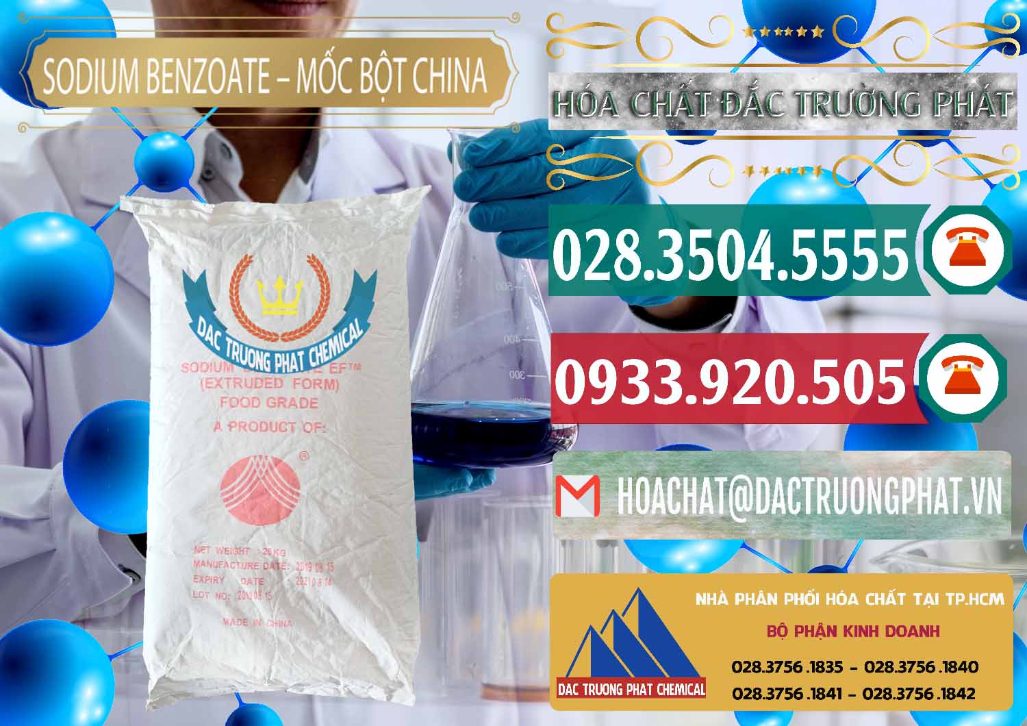 Cty chuyên phân phối _ bán Sodium Benzoate - Mốc Bột Chữ Cam Food Grade Trung Quốc China - 0135 - Đơn vị chuyên cung cấp _ bán hóa chất tại TP.HCM - muabanhoachat.vn