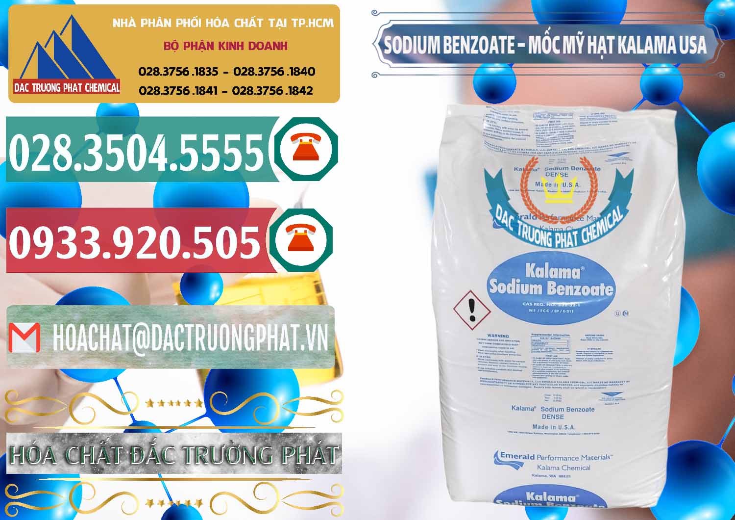 Chuyên bán _ cung ứng Sodium Benzoate - Mốc Hạt Kalama Food Grade Mỹ Usa - 0137 - Đơn vị chuyên cung cấp & bán hóa chất tại TP.HCM - muabanhoachat.vn