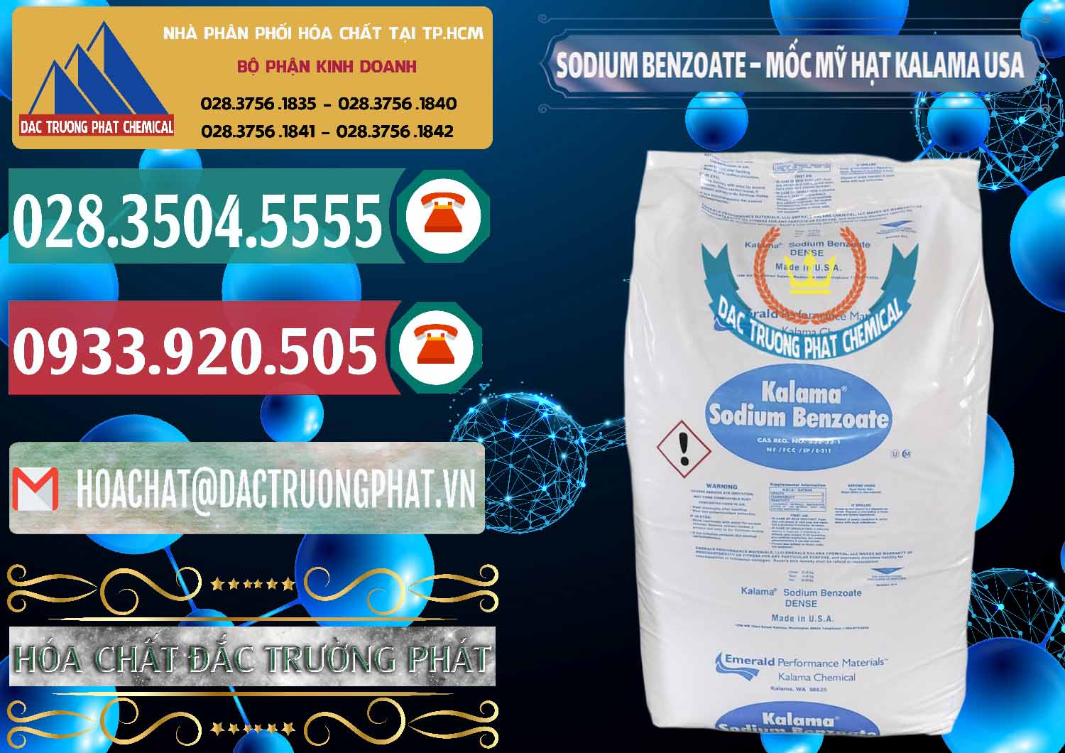 Nơi chuyên bán ( cung cấp ) Sodium Benzoate - Mốc Hạt Kalama Food Grade Mỹ Usa - 0137 - Nhà phân phối và nhập khẩu hóa chất tại TP.HCM - muabanhoachat.vn