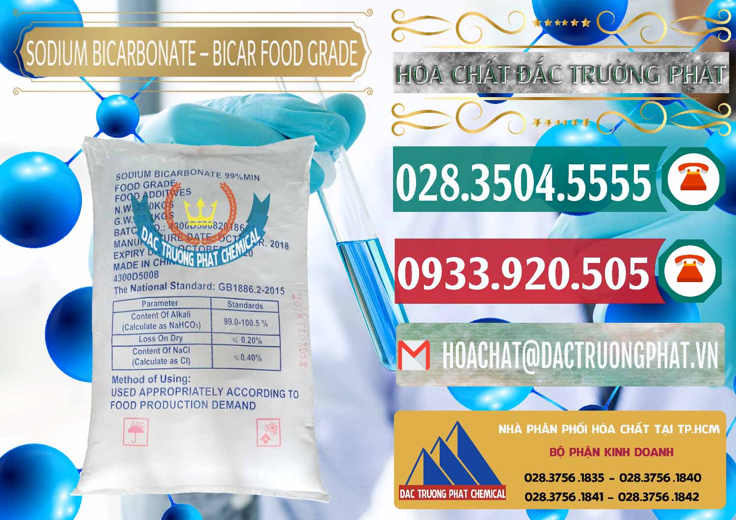 Đơn vị nhập khẩu - bán Sodium Bicarbonate – Bicar NaHCO3 Food Grade Trung Quốc China - 0138 - Cung cấp _ phân phối hóa chất tại TP.HCM - muabanhoachat.vn