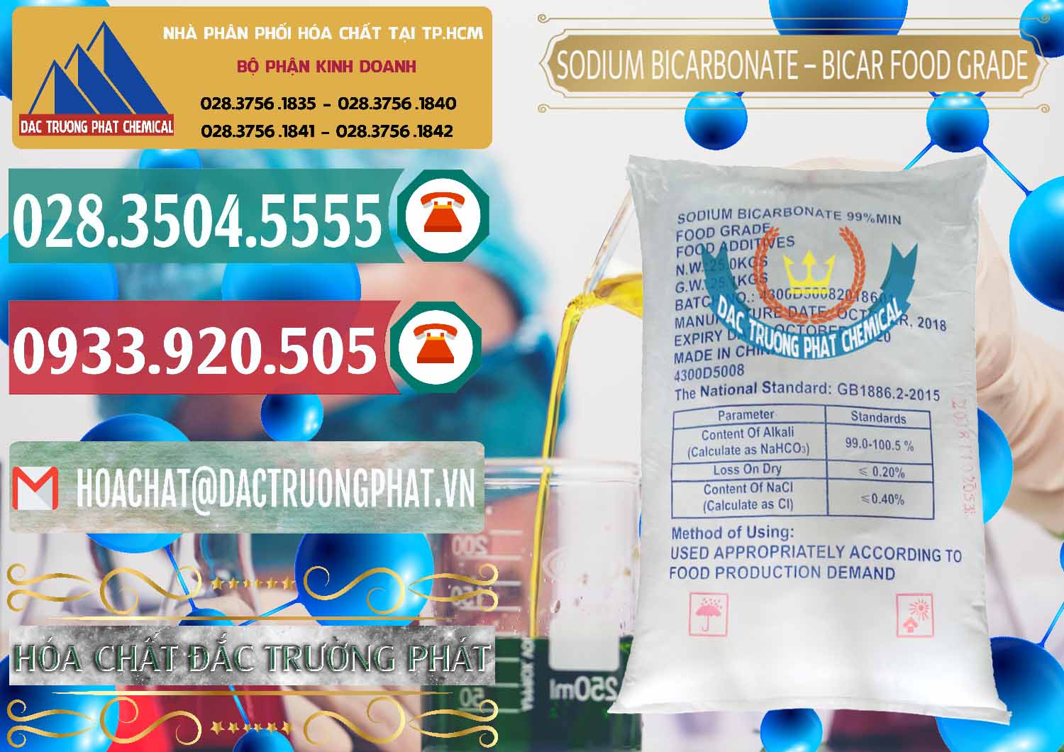 Bán & cung ứng Sodium Bicarbonate – Bicar NaHCO3 Food Grade Trung Quốc China - 0138 - Nơi nhập khẩu và phân phối hóa chất tại TP.HCM - muabanhoachat.vn
