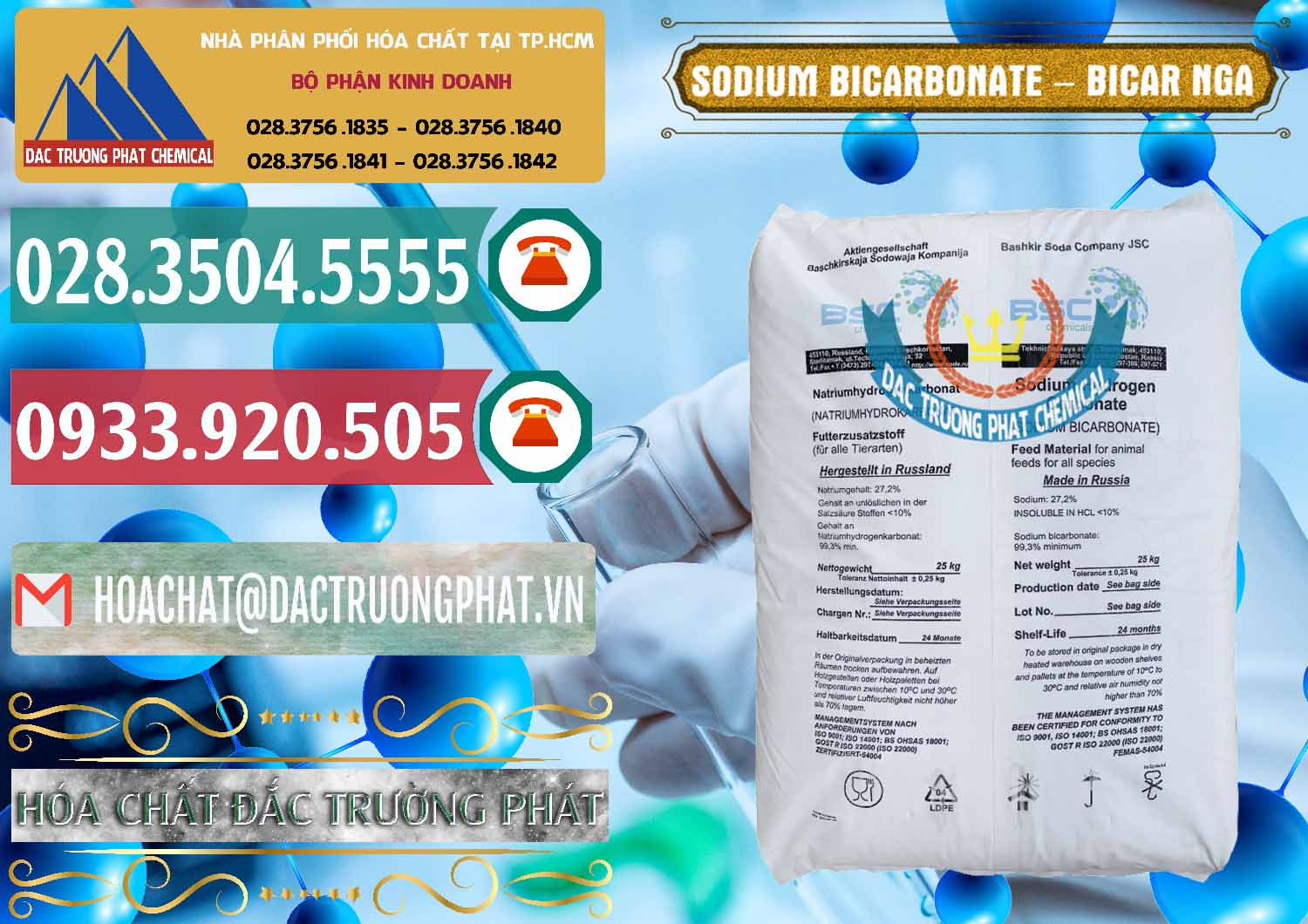Công ty bán và phân phối Sodium Bicarbonate – Bicar NaHCO3 Nga Russia - 0425 - Cty cung ứng - phân phối hóa chất tại TP.HCM - muabanhoachat.vn