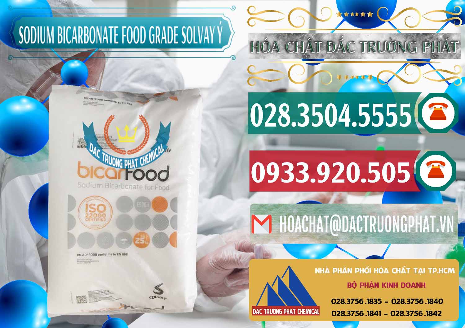 Cty chuyên kinh doanh - bán Sodium Bicarbonate – Bicar NaHCO3 Food Grade Solvay Ý Italy - 0220 - Chuyên phân phối & cung cấp hóa chất tại TP.HCM - muabanhoachat.vn