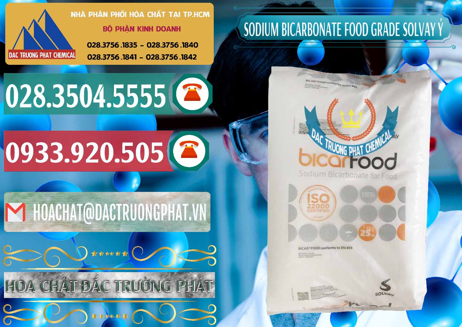 Nơi chuyên bán - phân phối Sodium Bicarbonate – Bicar NaHCO3 Food Grade Solvay Ý Italy - 0220 - Chuyên cung cấp & phân phối hóa chất tại TP.HCM - muabanhoachat.vn