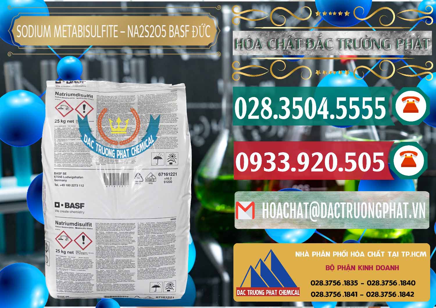 Nhà cung cấp _ bán Sodium Metabisulfite - NA2S2O5 Food Grade BASF Đức Germany - 0143 - Đơn vị chuyên nhập khẩu _ cung cấp hóa chất tại TP.HCM - muabanhoachat.vn