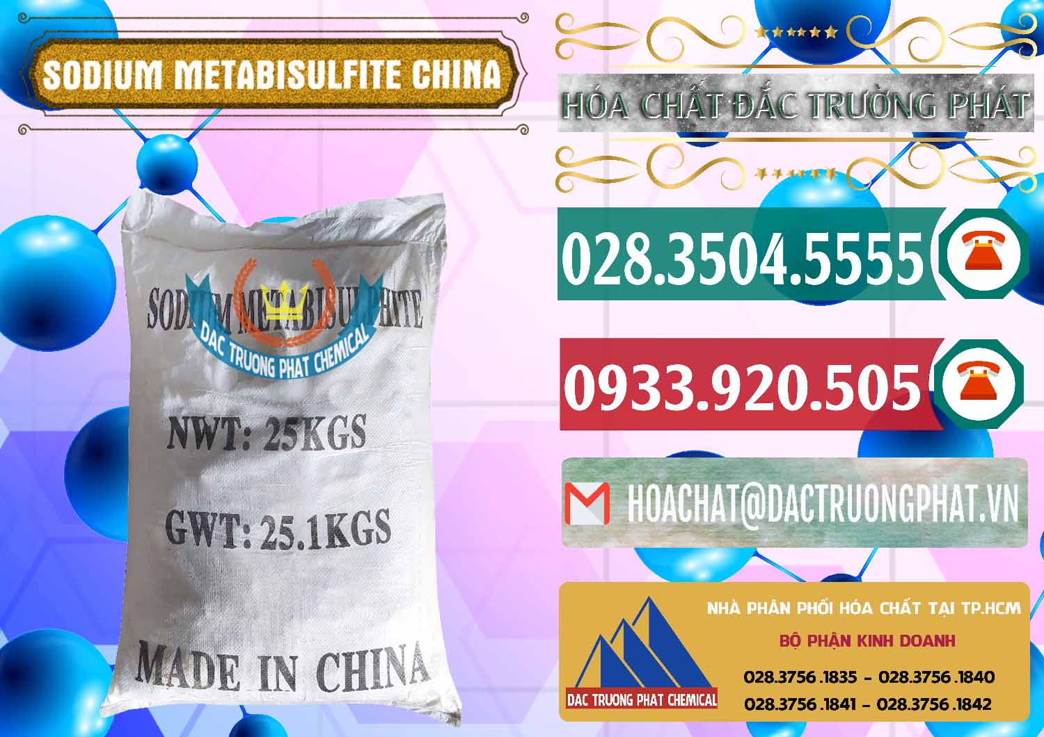 Đơn vị bán - cung ứng Sodium Metabisulfite - NA2S2O5 Trung Quốc China - 0484 - Đơn vị chuyên cung ứng và phân phối hóa chất tại TP.HCM - muabanhoachat.vn