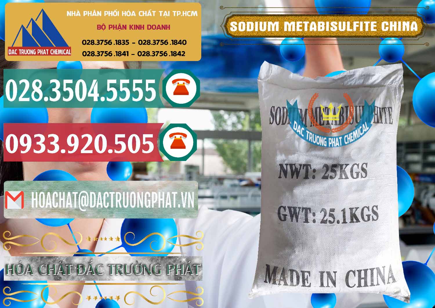 Nhà cung ứng ( bán ) Sodium Metabisulfite - NA2S2O5 Trung Quốc China - 0484 - Nhập khẩu ( cung cấp ) hóa chất tại TP.HCM - muabanhoachat.vn