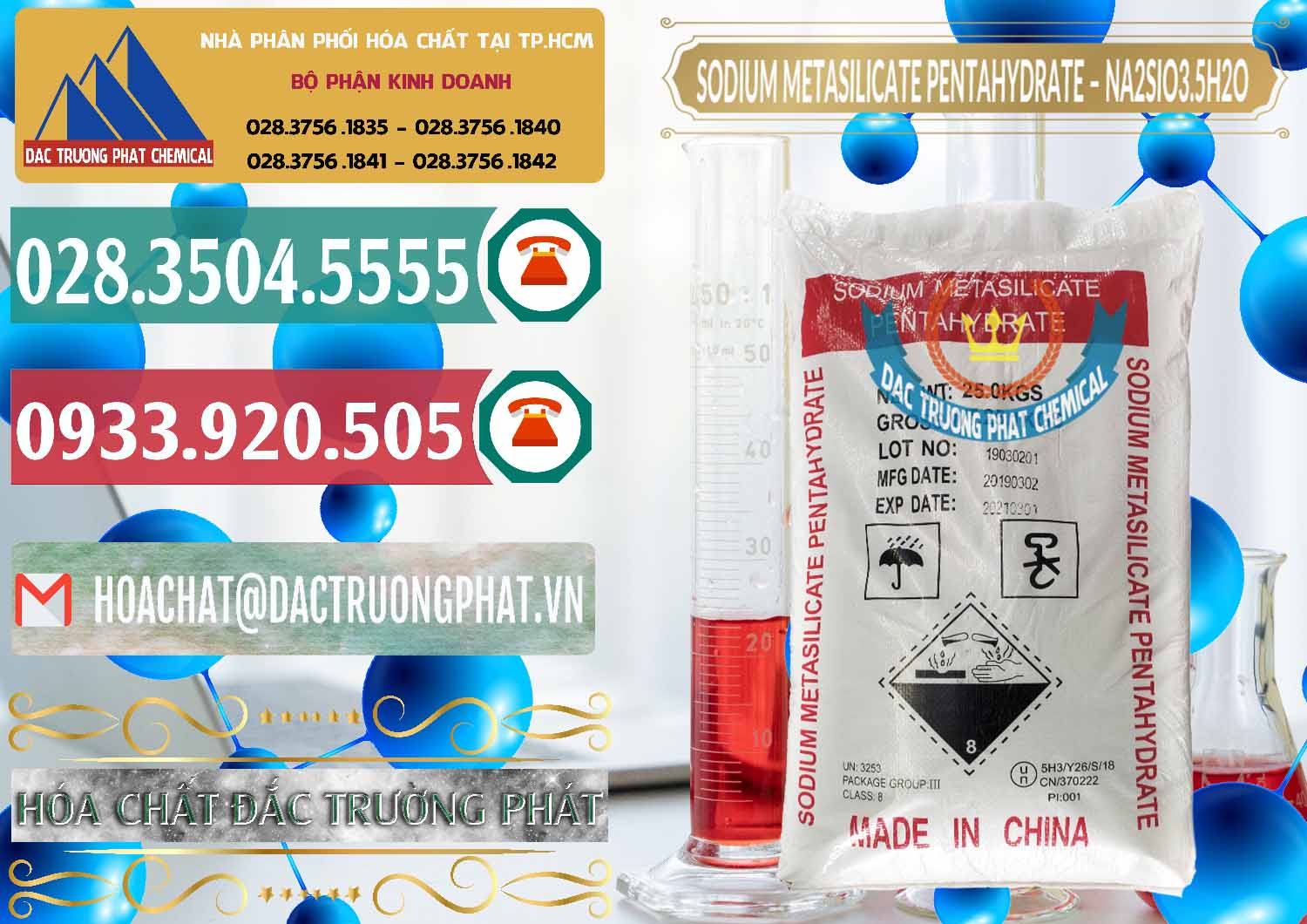 Chuyên bán - phân phối Sodium Metasilicate Pentahydrate – Silicate Bột Trung Quốc China - 0147 - Cty chuyên cung cấp ( bán ) hóa chất tại TP.HCM - muabanhoachat.vn