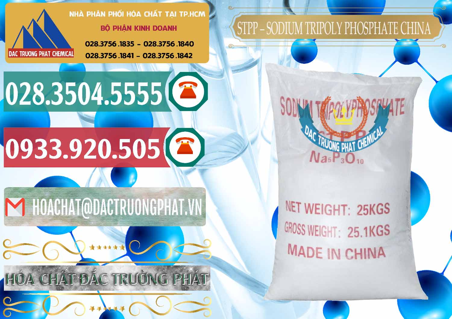 Công ty chuyên cung ứng - bán Sodium Tripoly Phosphate - STPP 96% Chữ Đỏ Trung Quốc China - 0155 - Nhập khẩu - cung cấp hóa chất tại TP.HCM - muabanhoachat.vn